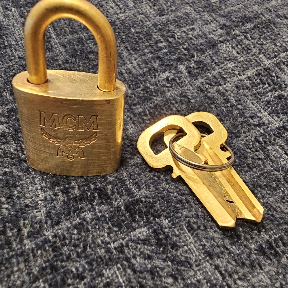 MCM Lock & Key 100% Authentic